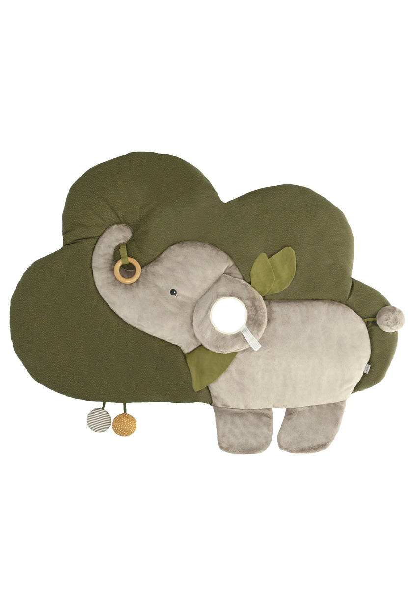 Elefant Grau Motiv Eddy, mit Wolke ⭐️ Krabbeldecke