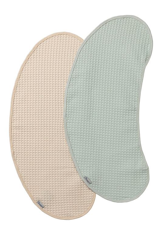 2 in 1 bib and burp cloth