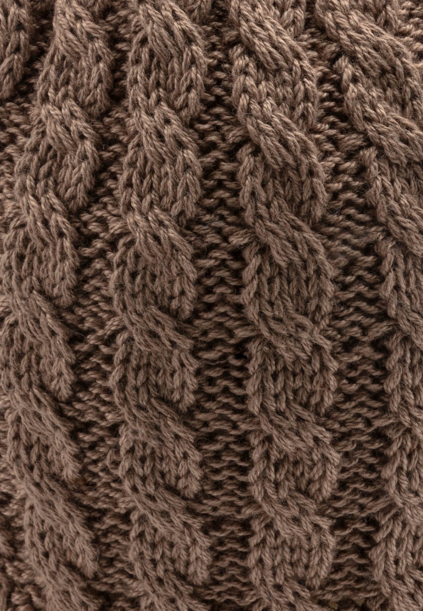 Strickmütze Zopfmuster