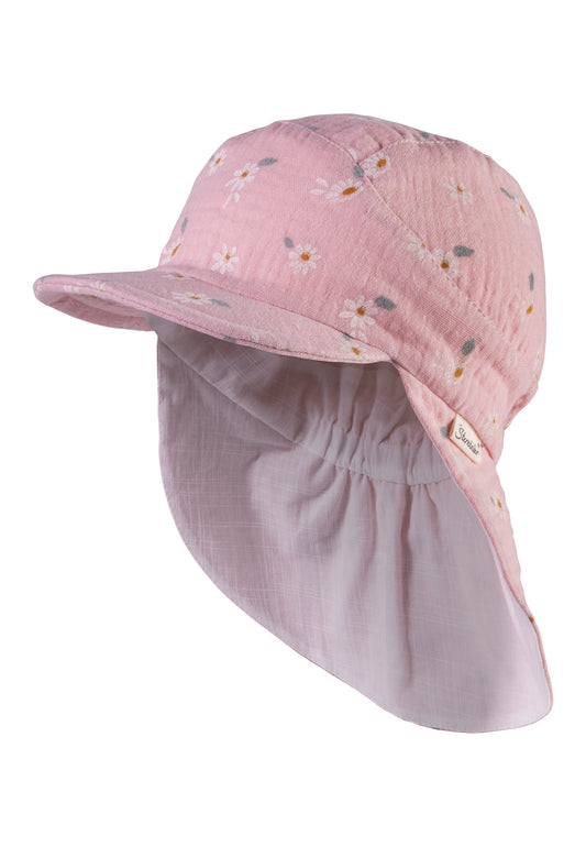 Casquette à visière avec protection du cou