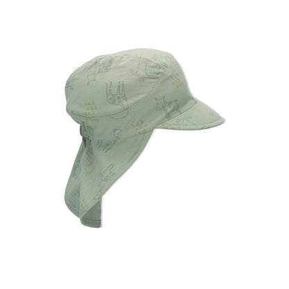 Casquette à visière avec protection du cou