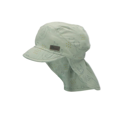 Casquette à visière avec protection du cou