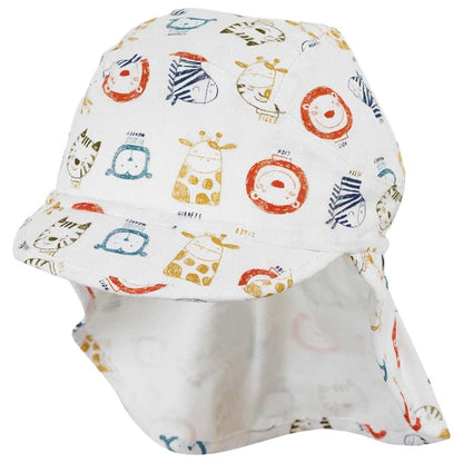 Casquette à visière avec protection du cou