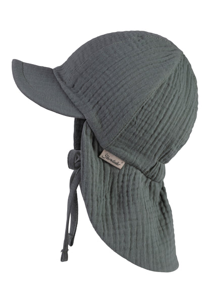 Casquette à visière avec protection du cou