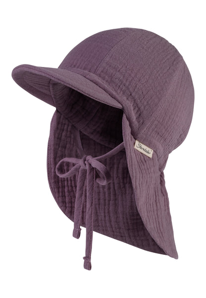 Casquette à visière avec protection du cou