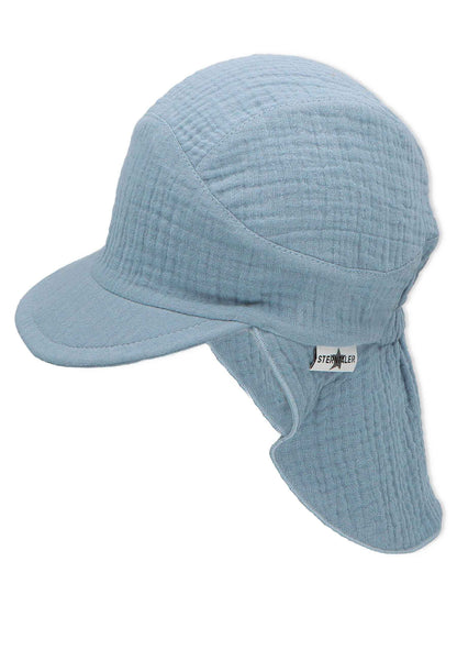 Casquette à visière avec protection du cou