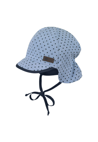 Casquette à visière avec protection du cou