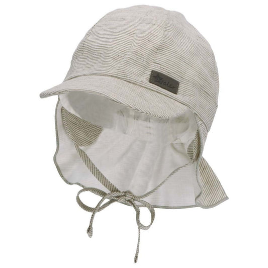 Casquette à visière avec protection du cou