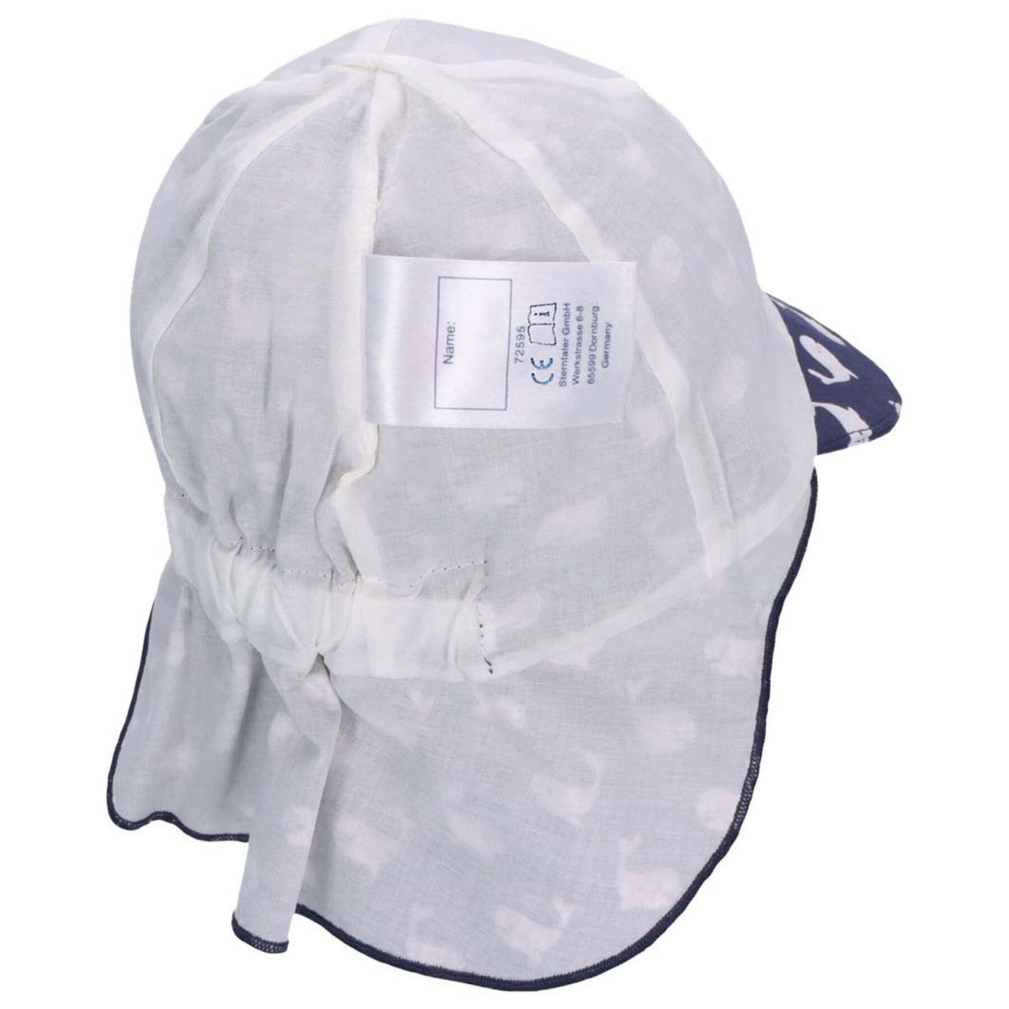 Casquette à visière avec protection du cou