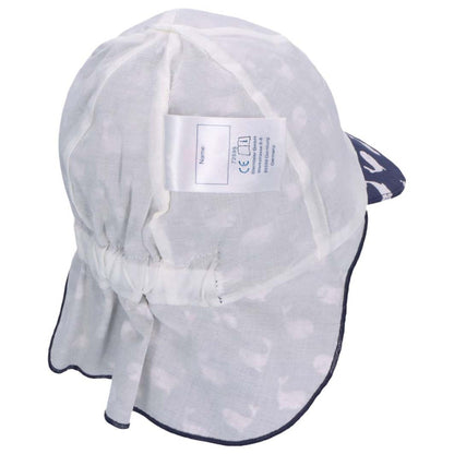 Casquette à visière avec protection du cou