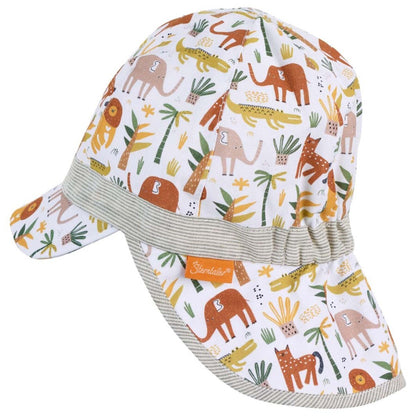 Casquette à visière avec protection du cou