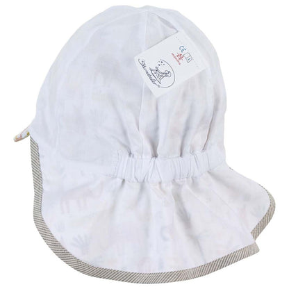 Casquette à visière avec protection du cou