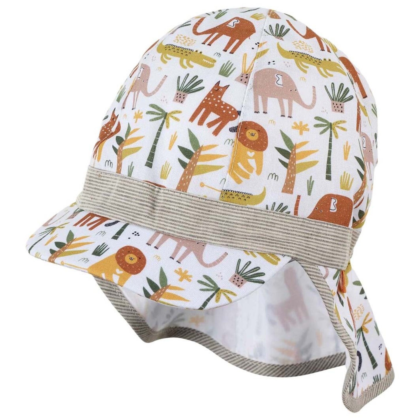 Casquette à visière avec protection du cou