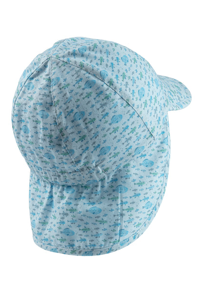 Casquette à visière avec protection du cou