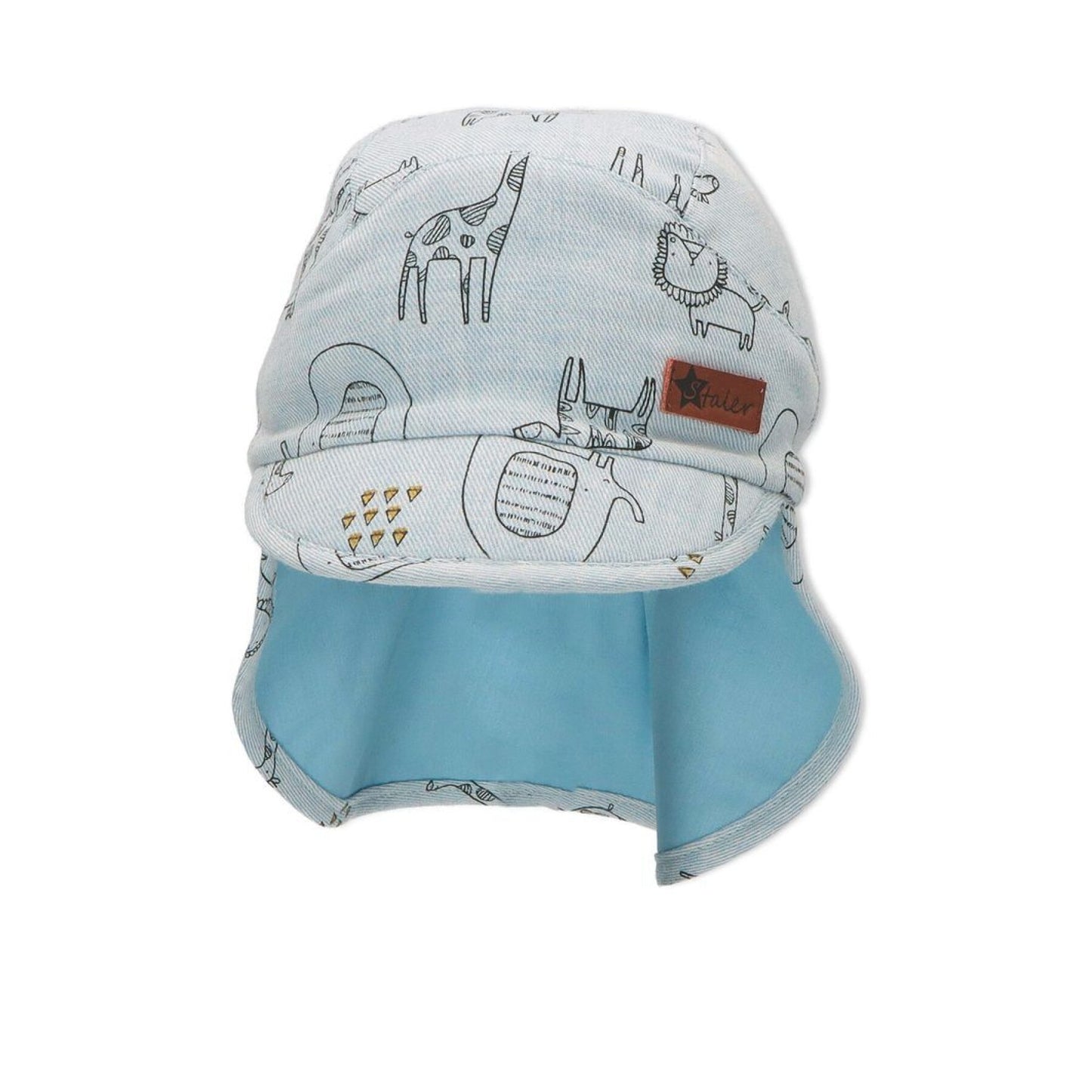 Casquette à visière avec protection du cou