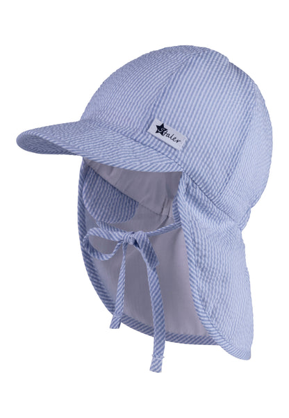 Casquette à visière avec protection du cou