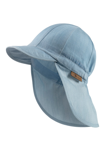 Casquette à visière avec protection du cou