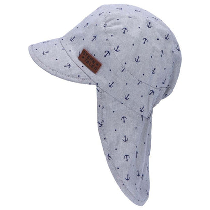 Casquette à visière avec protection du cou