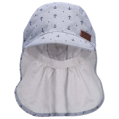 Casquette à visière avec protection du cou