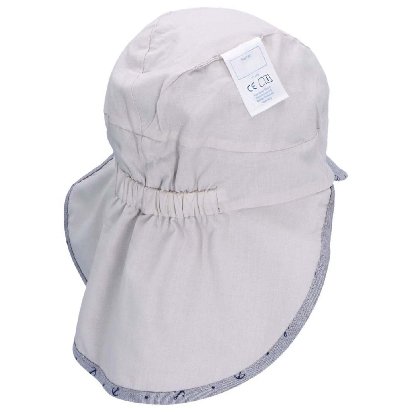 Casquette à visière avec protection du cou