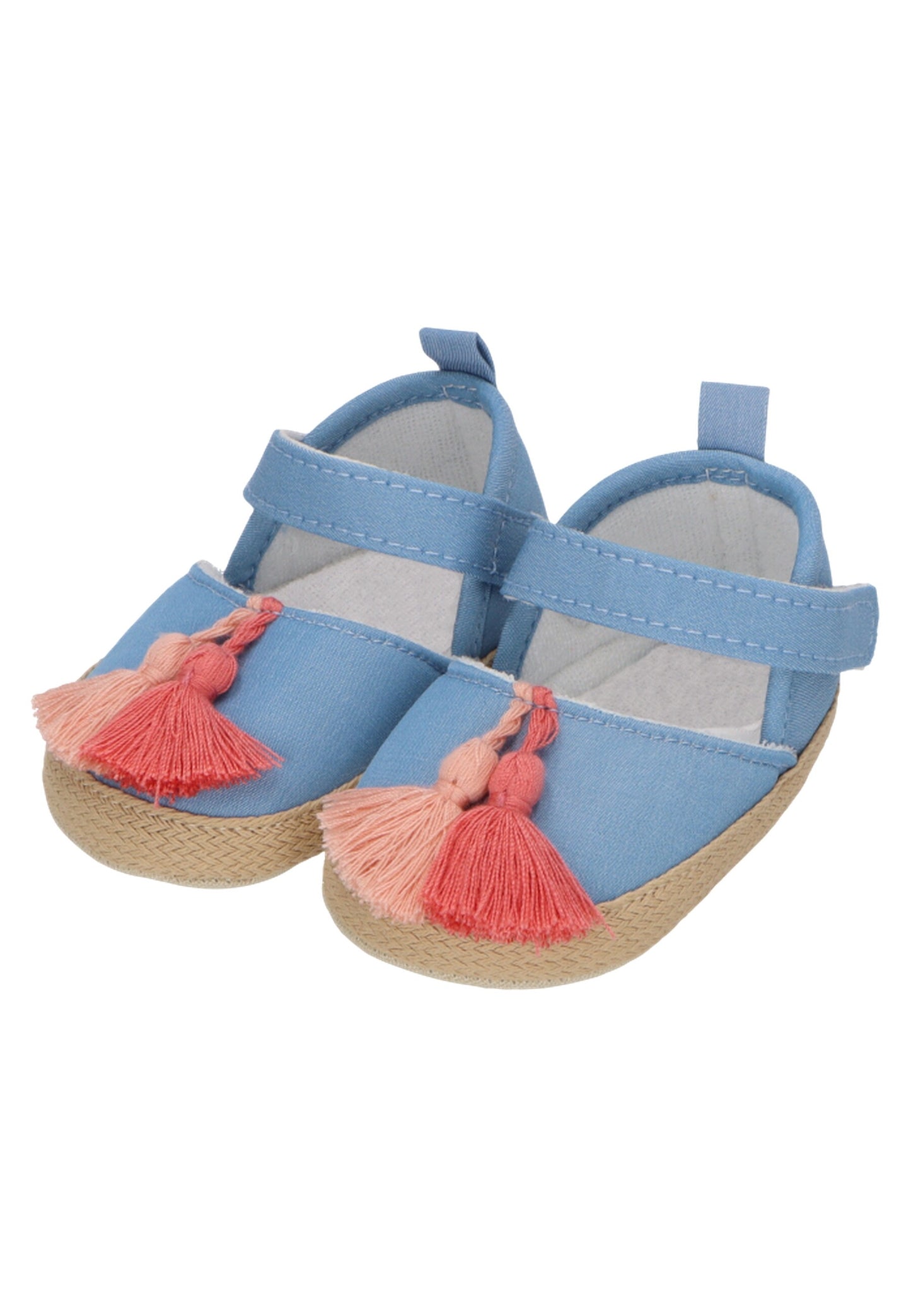 Espadrilles bébé à pompons