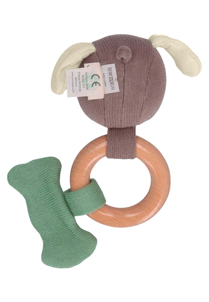 Play figure with gripping ring