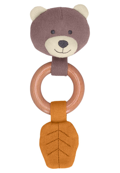 Play figure with gripping ring