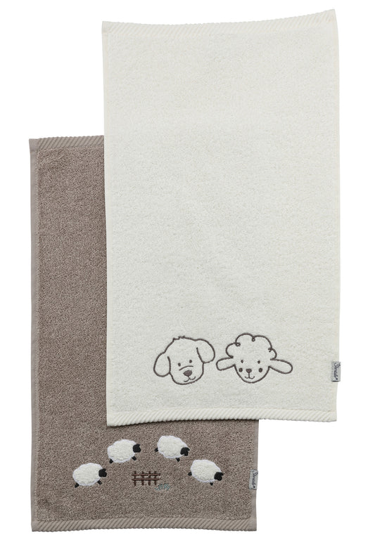 Lot de 2 serviettes enfant