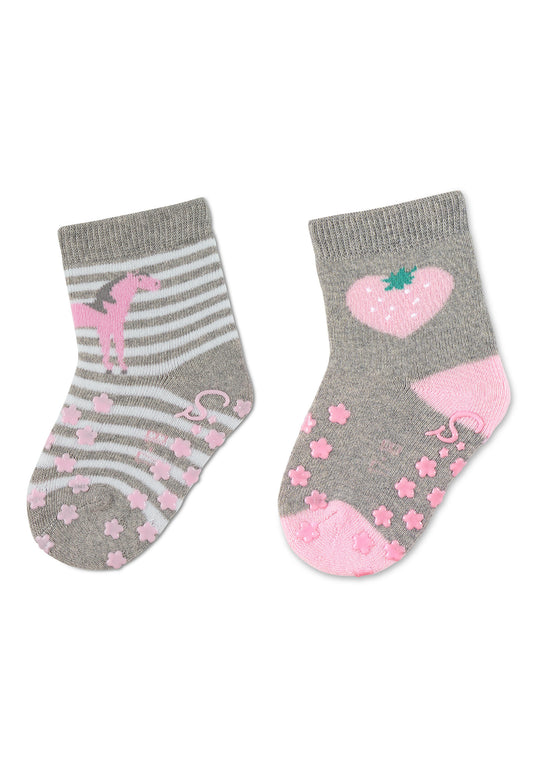 ABS crawling socks pack of 2