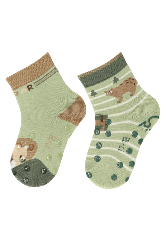 ABS crawling socks pack of 2