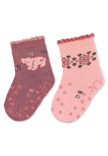 Chaussettes d'éveil ABS lot de 2