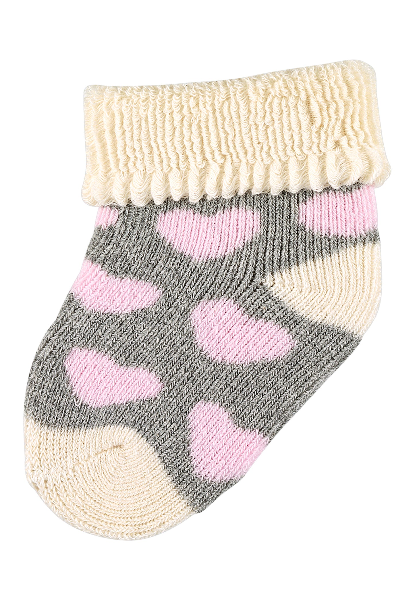 First socks with cuffs, pack of 3