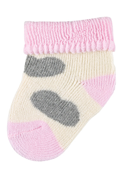 First socks with cuffs, pack of 3