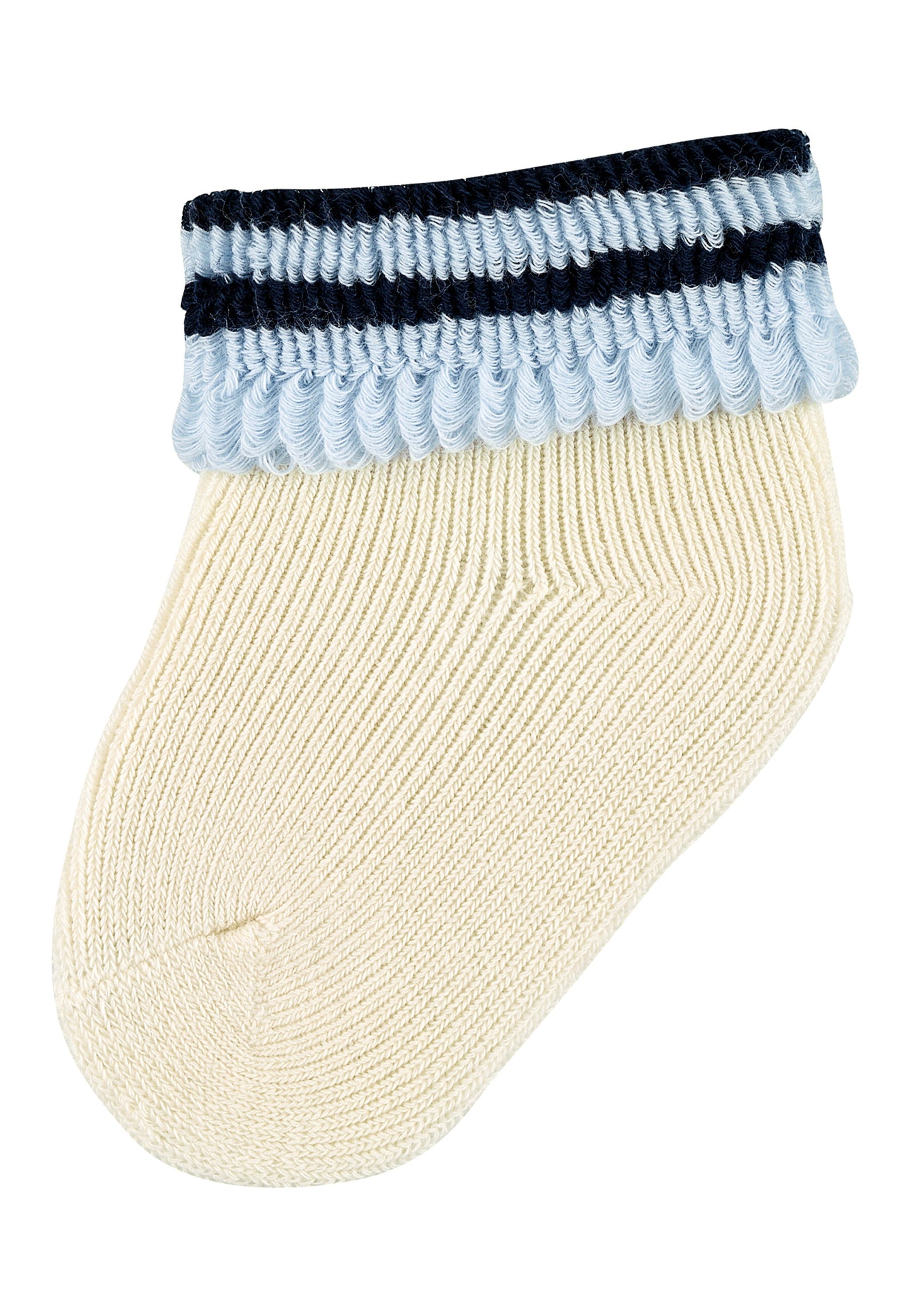 First socks with cuffs, pack of 3