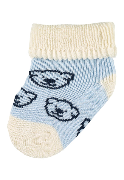 First socks with cuffs, pack of 3