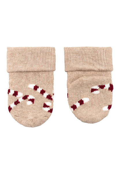 First socks with cuffs, pack of 3