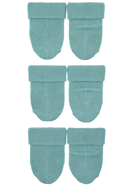 Premières chaussettes à revers, lot de 3