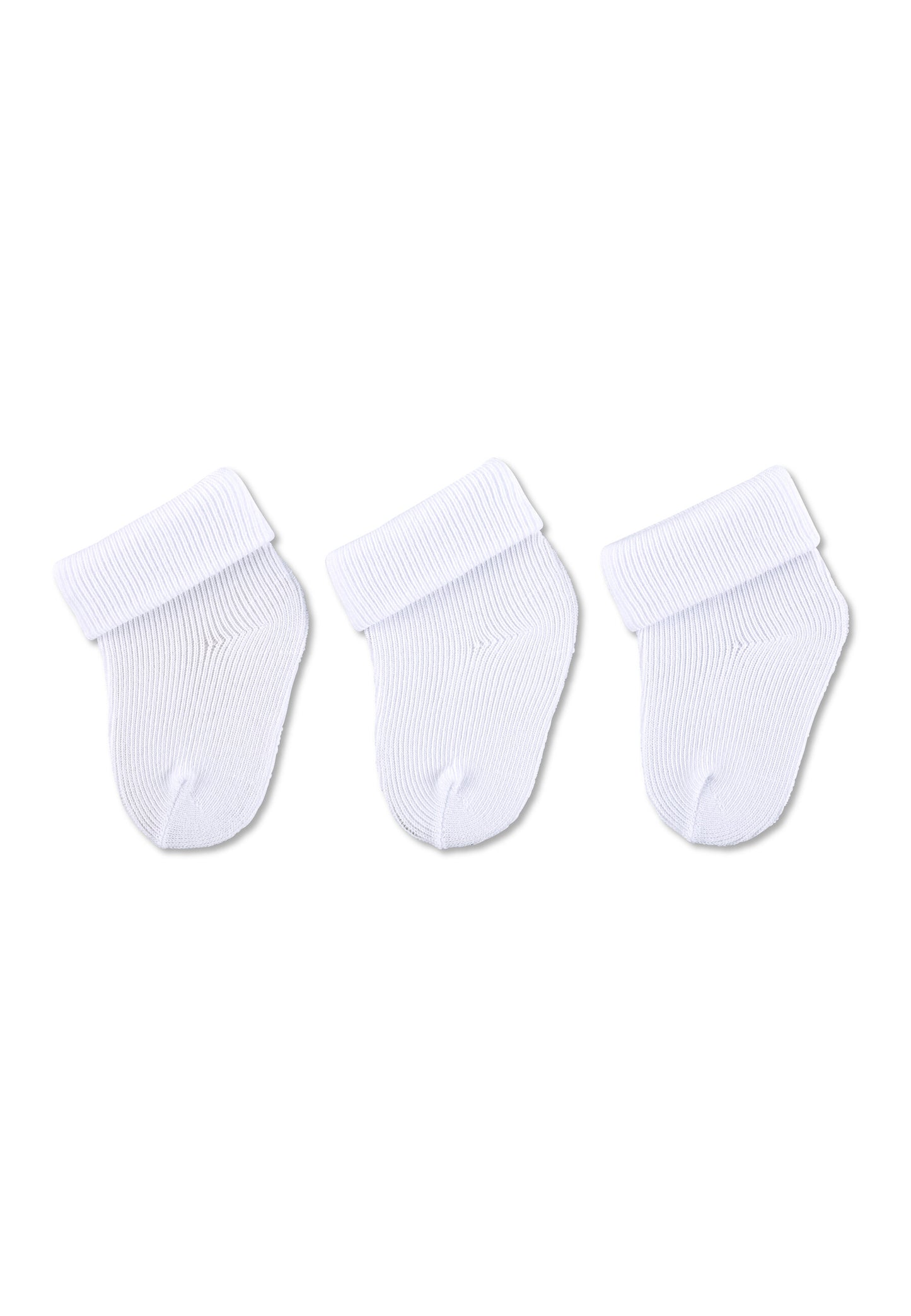 Premières chaussettes à revers, lot de 3