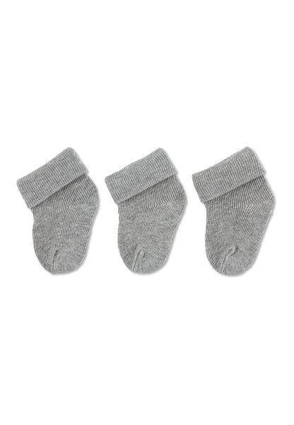 Premières chaussettes à revers, lot de 3