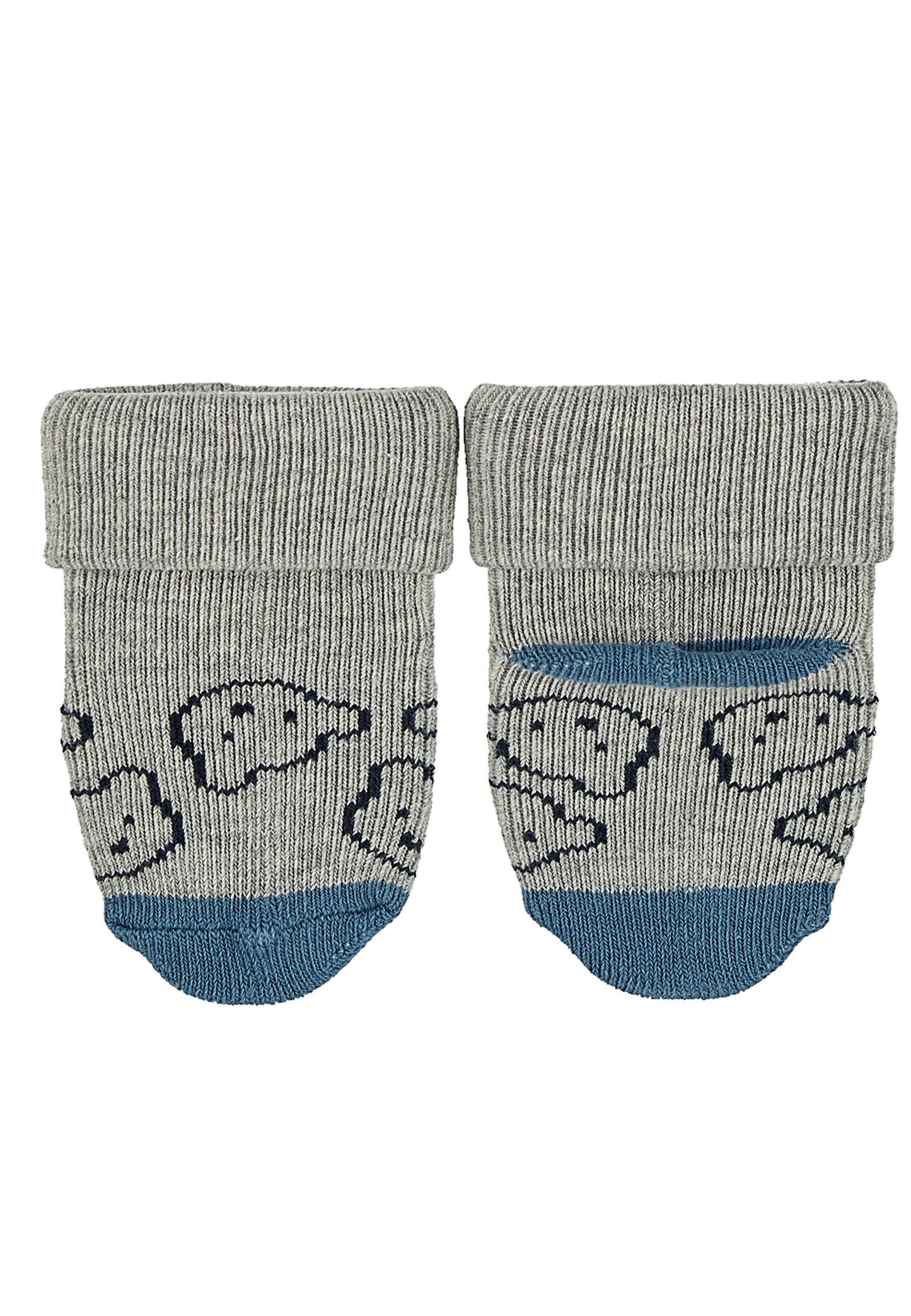 Premières chaussettes à revers, lot de 3