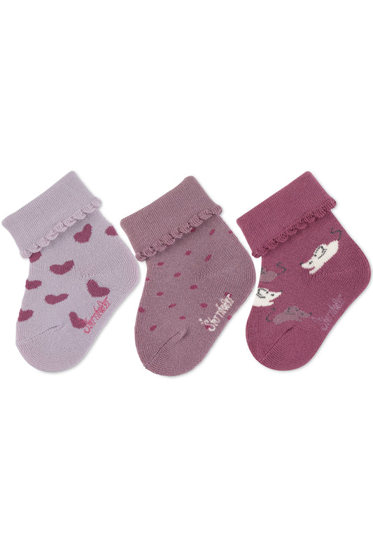 Lot de 3 chaussettes bébé