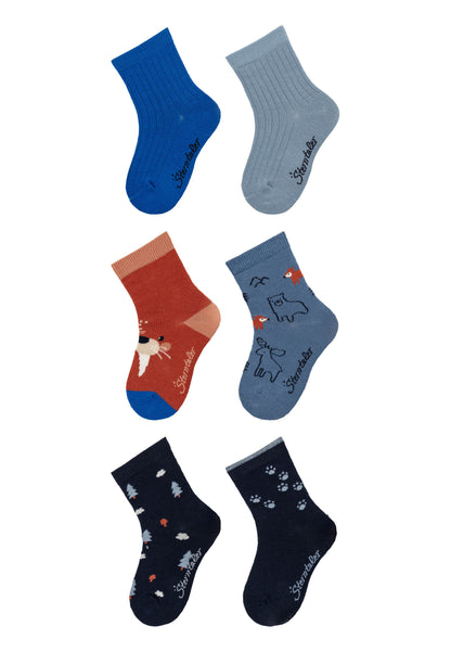 Socken 6er Pack