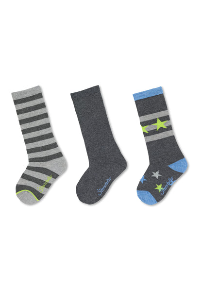 Chaussettes hautes lot de 3