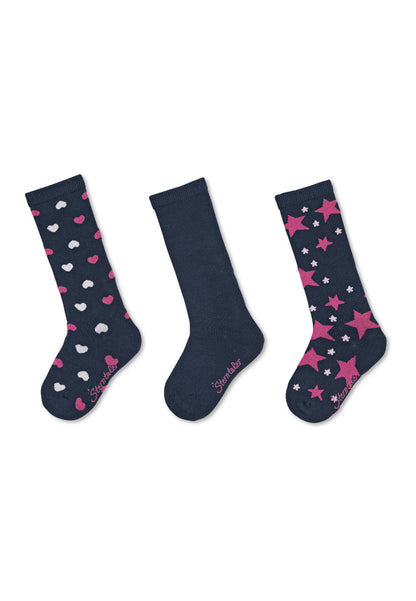 Chaussettes hautes lot de 3