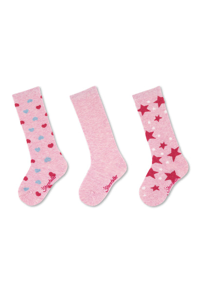 Chaussettes hautes lot de 3