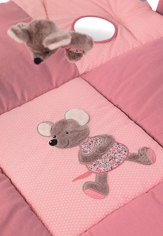 Spielbogen Maus Mabel ⭐️ Rosa mit Krabbeldecke in
