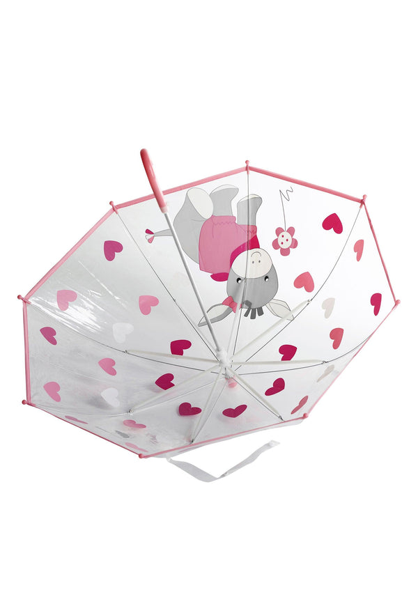 Girl Regenschirm Transparent/Rosa Kinder ⭐️ Emmi Esel