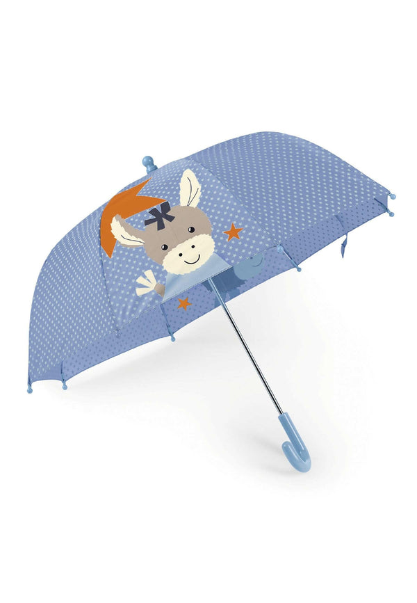 Kinder Regenschirm Esel Emmi Blau, ⭐️ Orange Grau und