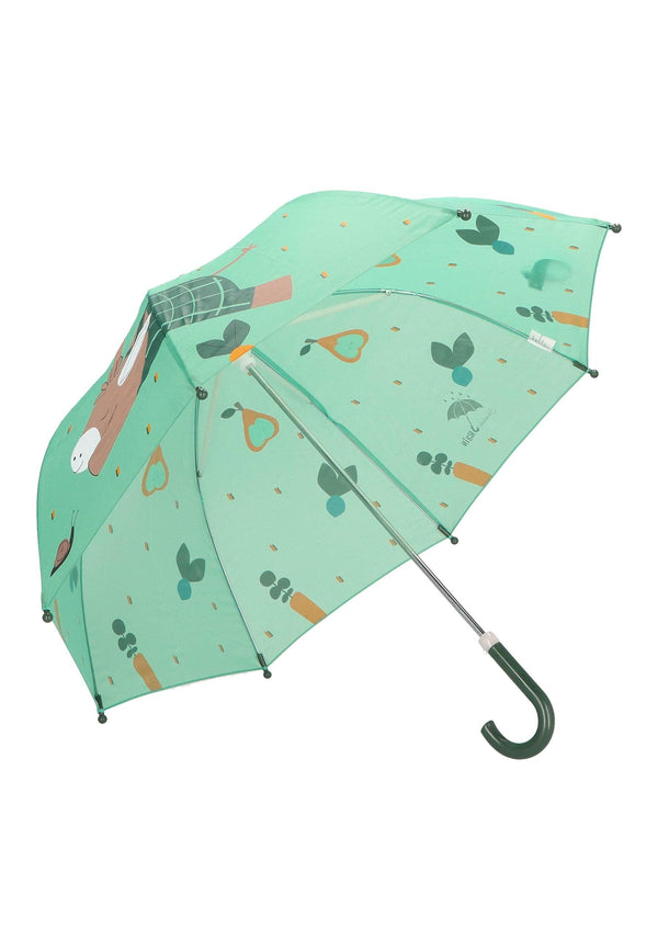 Basilikumgrün ⭐️ Kinder Regenschirm Emmilius in Esel